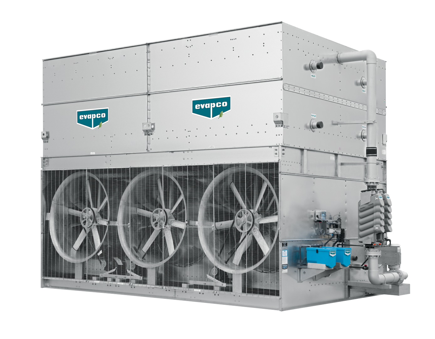 An evaporative condenser from EVAPCO, Inc.